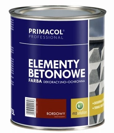 farba do elementów betonowych 0,75l bordowy